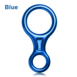 Rock Climbing Descender 35KN Figure 8 Word Rope Descender Climbing Ring Downhill Eight Ring Gear Climbing Device Equipment