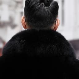 Mink Coat with Men's Fur Integrated Winter Plush Thickened To keep Warm Velvet Slim Fit Long Solid Color Faux Fur Jacket C29