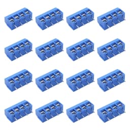 10/50PCS PCB Terminal Block Connector Pitch 5.0mm KF301 Straight Pin 2P 3P Screw PCB Terminal Blocks Connector Assortment Kit