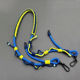 Bag Strap Multifunction Adjustable Hand Woven Paracord Crossbody Strap Outdoor Travel Camping Camera Phone Lanyard Accessories