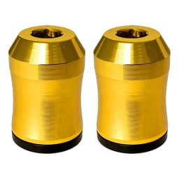 2Pcs Aluminum Alloy Magnetizer Demagnetizer Ring for 6.35mm Screwdriver Bits - Magnetic Screw Ring Bit & Adapter for Repair Work