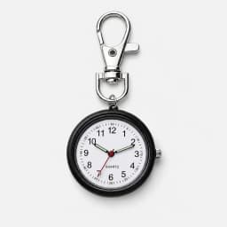 Mini Keychain Pocket Watch Number Dial Quartz Watch Clip‑On Carabiner Fob Watch Portable Timepiece for Medical Staff Students
