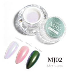 CANNI Top Coat for Chrome Powder 9ml Easy Apply with Stronger Mirror Effect Mirror Metallic Pigment for Gel Nail Art Salon