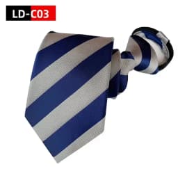 Hot Sell Style 8CM Zipper Tie Men Bridegroom Wedding Necktie Lazy Pre-tied Ties Striped Zipper Necktie For Men Women Wholesale