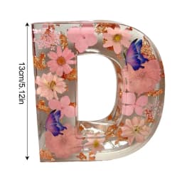 Dry Flower Letter Lamp Luminous Alphabet LED Light Decororation Night Light for Home Wedding Birthday Christmas Party Decoration