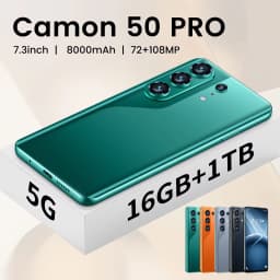 Camon 50 Pro 5G Smartphone 16GB 1TB High Performance 7.3" Screen 108MP Camera 8000mAh Mobile Phone