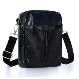 Waterproof Small Crossbody Bag Multi Pocket Shoulder Sling Bag Outdoor Travel Chest Bag with Mesh Pocket for Men Women