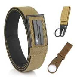 VATLTY Thick Tactical Belt for Men Metal Automatic Buckle Military Pistol Belt Tight Nylon Work Tool Belt Casual Waistband Male