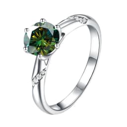JoyceJelly S925 Ring With 1CT D Color Moissanite Diamond Female Classical Sterling Silver 925 Jewelry For Wedding Engagement