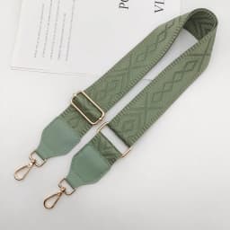 IGNICASE New Rhombus Wide Shoulder Strap Adjustable Solid Color Versatile Webbing Accessories Women's Bag Replacement Belt