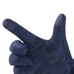Men Winter Suede Leather Plush Thick Half Finger Touch Screen Warm Driving Glove Men's Sport Letter Cycling Riding Mitten P10