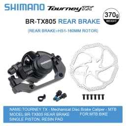 Shimano Tourney TX BR-TX805 MTB Discs Brake Shimano Mechanical Disc Brakes TX805 HS1 G3 Rotor RT26 RT10 Centerlock Rotors