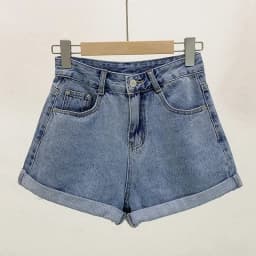 Shorts Women Denim Vintage Summer Basic Simple All-match Hot Sale High Waist Leisure Ladies Streetwear Chic Classic