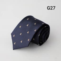 7CM Luxury Men's Formal Business Neckties Professional Polyester Jacquard Brown Navy Neck Ties Wedding Party Suit Accessories
