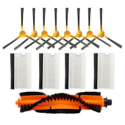 For Liectroux LILIN X6 ABIR K30 K20 X9 Robot Vacuum Cleaner Parts Main Roller Side Brush HEPA Filter Mop Cloth Rags Dust Bags