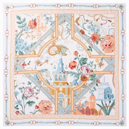 POBING Twill Silk Scarf Women Shawls Forest Animals Print Stoles Bandana Kerchief Hijab Square Scarves Wraps Silk Foulards 130CM