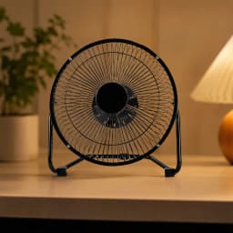 High Velocity Floor Fan Wall Mountable Electric Desktop Fan 3 Speed Settings USB Floor Fan Adjustable Tilt for Home and Office