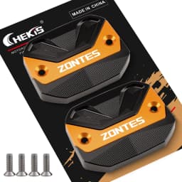 Chekis Is Suitable for Zontes 368g 368E 368K 368D 368m 501g Motorcycle Modification Parts, Brake Master Cylinder Cover, Aluminum Alloy Oil Tank Cover, Hydraulic Oil Tank Decorative Cover