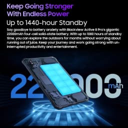 Blackview Active 8 Pro Tablet PC 10.36" 2.4K Display Android 14 Helio G99 Octa Core Google Play 8GB+256GB 48MP Cam 22000mAh 33W