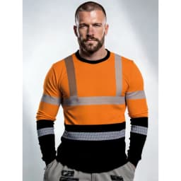 Men's Construction Workers Uniforms 3D Digital Printed Casual Round-Neck Long-Sleeved T-Shirt Comfortable T-Shirts Sportswear