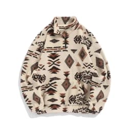 Winter New Trendy Printed and Velvet Thickened Warm Hoodie for Men's Casual Loose Sports Large Size High Quality Coat M-3XL