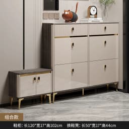 Beutiful Waterproof Shoe Cabinet Stool Design Hotel Organizer Shoe Rack Narrow Space Saving Armoire Chaussures Home Furniture