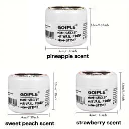 GOIPLE 30G Edge Control for 4C Curls Hair Styling Cream Tames Broken and Fix Bang Pomade Mini Small Hair Gel