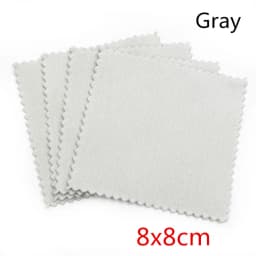 10pcs Silver Polish Polishing Cloth Soft Cleaning Cloth Wipe Wiping Cloth For Silver Gold Jewelry Tools