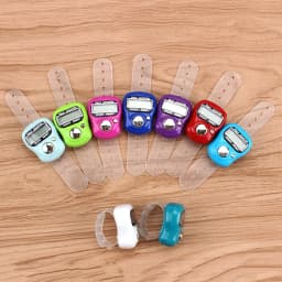 1-10PCS Mini Electronic Finger Counter Hand Tally Clicker Counter Ring Digital Counters Knitting Row Counter Stroke Contador