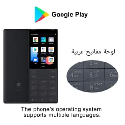 QIN F22 Mini Smartphone Android 11 No Camera Touchscreen Keypad Phone 2.8 Inch 4G LTE Single SIM Google Play Mobile Phone