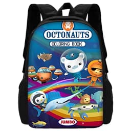 Child School Cartoon O-Octonauts Backpack with Lunch Bags ,Pencil Bags ,School Bags for Boys Girls Best Gift