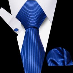 Men Business Tie Set Classic Plaid Dot Necktie Cufflinks Stripe Handkerchief For Wedding High Quality Formal Gravata Accessories