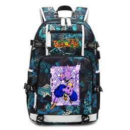 Dragon Ball Z Printed Student Backpack Large Capacity Casual Daypack for Kids Teenagers School Travel