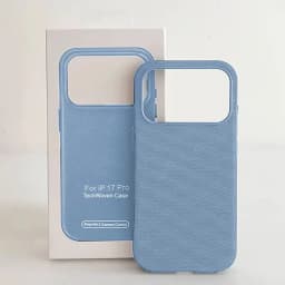 For iPhone 18 17 16 15 Pro Max Plus Air Tech Woven Magnetic Case For MagSafe Shockproof Soft Edge Raised Camera Protection