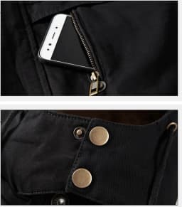 Military Cargo Coat Mens Thick Warm Man Jacket Winter Parkas Casual Cotton Padded Jacket Male Multi-Pocket Fur Hoodies Men Parka