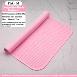 Silicone Waterproof Pet Grooming Table Anti-Slip Pad Beauty Mat Upgrade Model with Beautician Sign Competition Pad