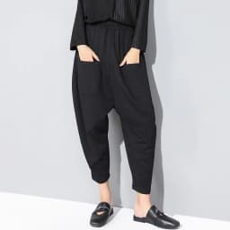 Spring Fashion Clothing Elastic High Waist Patchwork Pockets Loose Ankle Length Trousers Loose Straight Haren Pants Streetwear