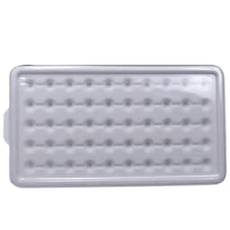 Elegant 50 Grids Diamond Storage Box Display Tray with Clear Lid Suitable for Jewelry Display