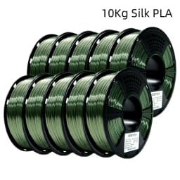 GEEETECH 10Kg 3d Silk PLA Filament 1.75mm Spool Wire For 3D Printer Material, Safety, Vacuum Packaging