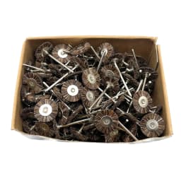 19/22/25mm Polishing Brushes Soft Hard Abrasive Buffing Grinding Wheel 2.35mm Shank Dremel Accessories for Jewelry Rotary Tools