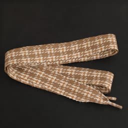 2.5 cm Width Autumn Winter Lattice Shoelaces Trendy Brown Shoelaces Beauty DE Traning Shoes Casual Sports Leather Shoes Laces