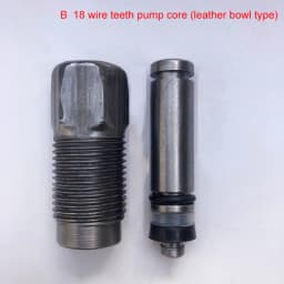 1Set 16mm/18mm Horizontal 2T Jack Ton Oil Pump Plunger Fine Pump Cup Threaded Teeth Accessories