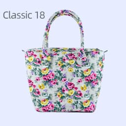 TANQU Short Long Round Flora Canvas Fabric Handle with Insert Lining for Obag Classic Mini O Bag Women's Bags Shoulder Handbag