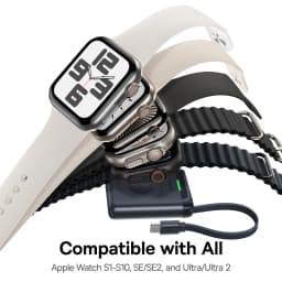 Baseus 5W Magnetic Wireless Charger For Apple Watch USB-C Built-in Cable For Apple Watch S1-S10 SE SE2 Ultra2