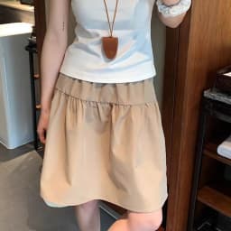 New Korean Summer Female Elegant A-line Skirts Lady Designer High Waist Thin Skirts Girls Fashion Solid Mid-Long Dress