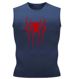Y2K Compression T Shirt Men Workout Top Summer Sports Tights Running Tank Top Quick Dry Fitness Tank Top Skinny Vest Tight Tank
