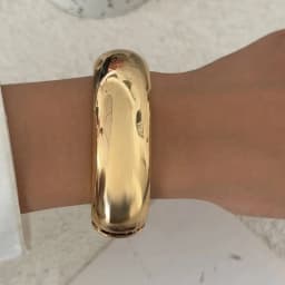 Salircon 3 Styles Boho Brown Off White Resin Acrylic Wide Bracelets Women New Stackable Round Chunky Bangle New Year Jewelry