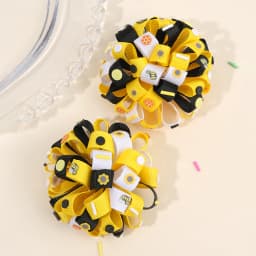 2Pcs Flower Hair Clips Sweet Hydrangea Heart Decoration Hairpin Cute Floral Barrette Girls Kid School Headdress Hair Accessoires
