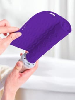 New Plus Size Silicone Heat Resistant Mat Portable Travel Hot Tools Pad Cover for Curling Iron, Flat Iron Hair Straightener