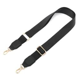 3.8cm Width Black Nylon Shoulder Bag Strap Adjustable Replacement Detachable Belt for Women Messenger Bag Handle Handbag Belt